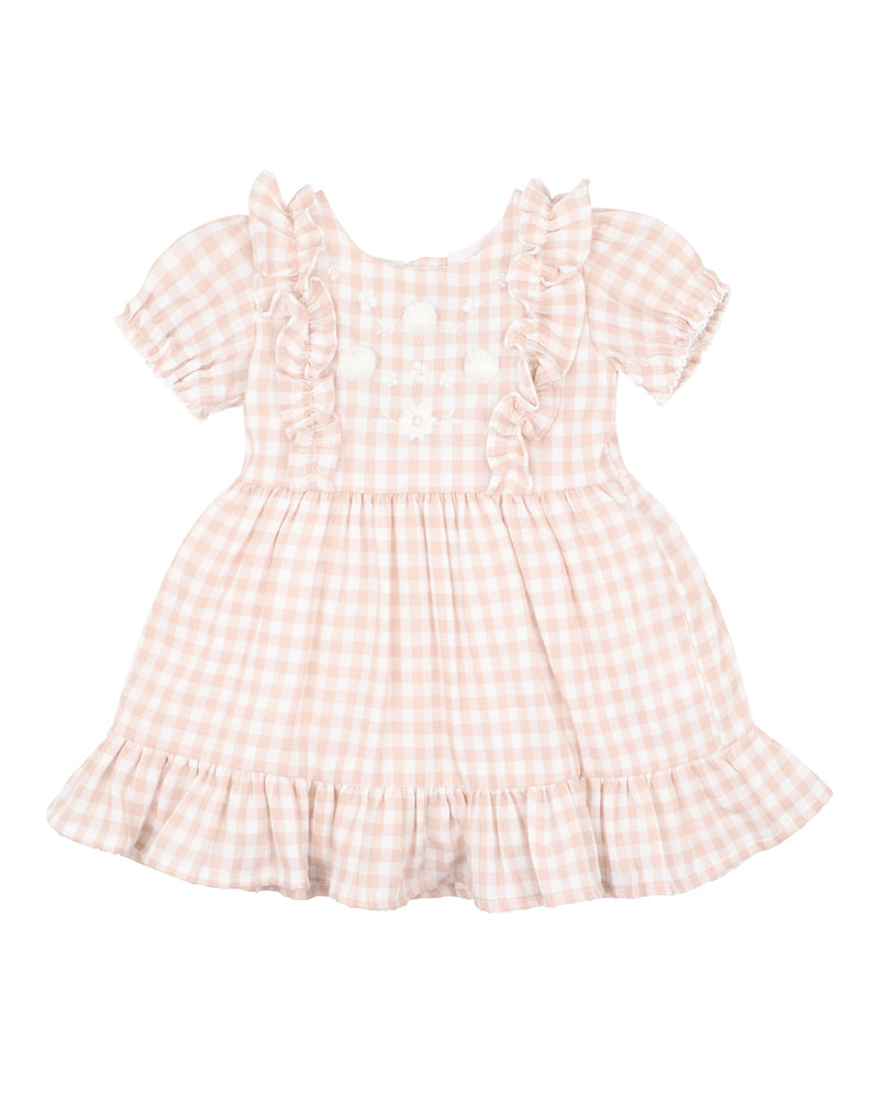 BEBE Morgan Gingham Dress