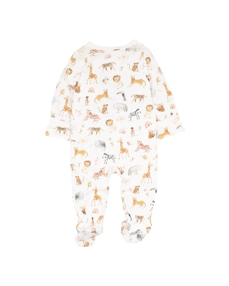 Bebe Billie Organic Long Sleeve Zipsuit