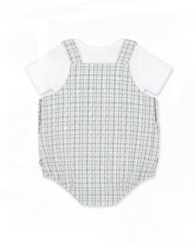 Taylor Check Bodysuit and Tee Set
