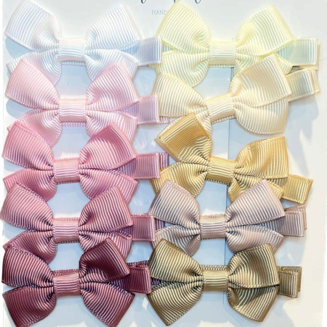 Small Store Hair Bow Clips large - 10 pack