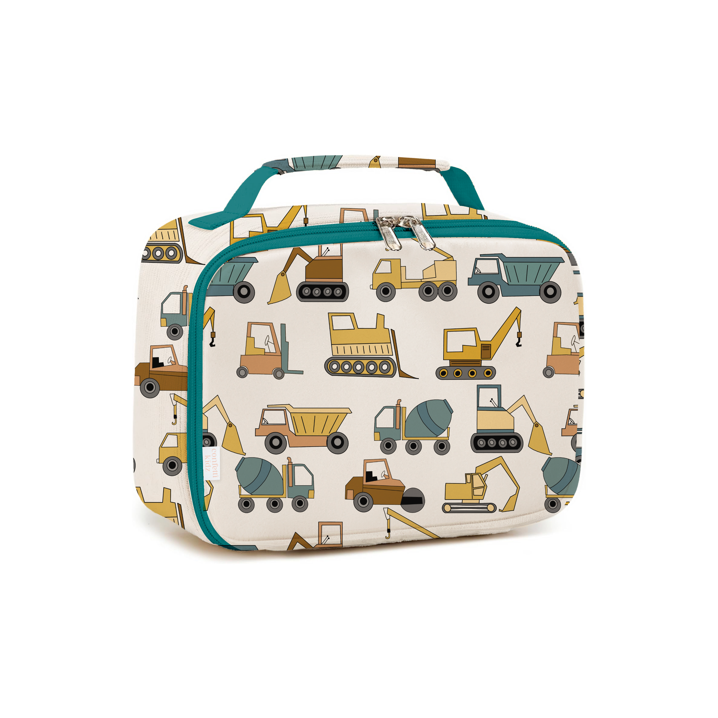 Confetti Kidz Insulated Lunch Bag - Vehicles