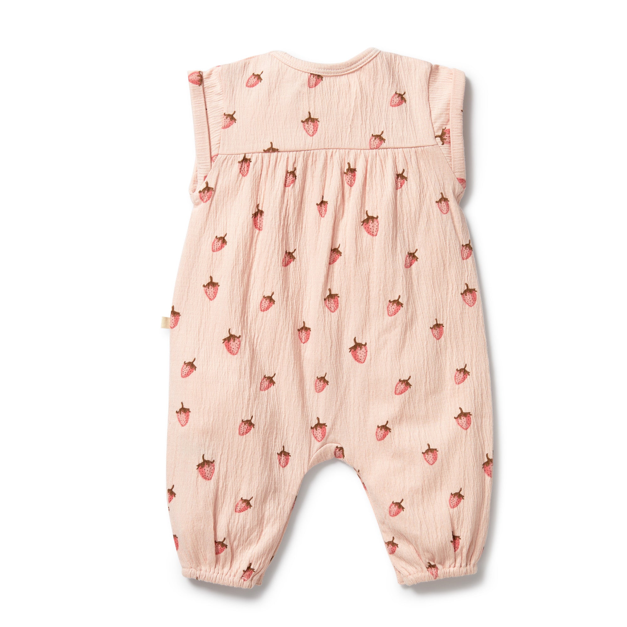 Wilson & Frenchy Strawberry Kisses Organic Growsuit