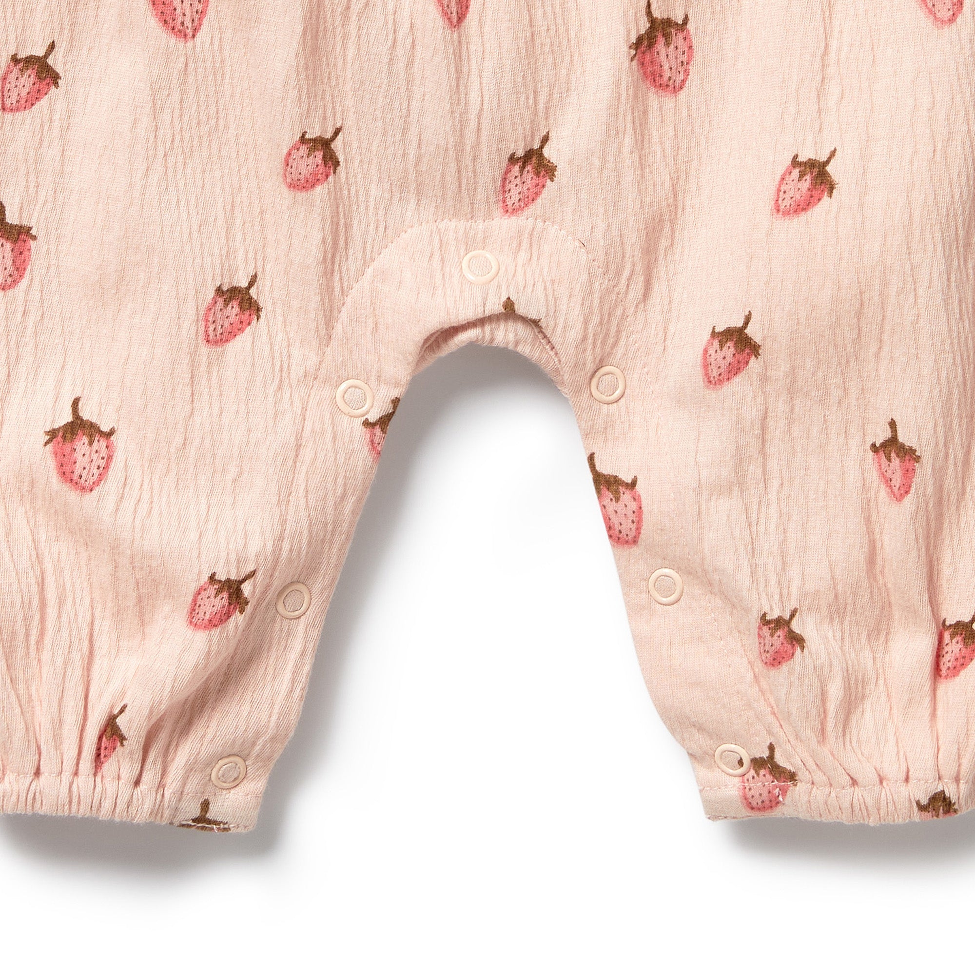 Wilson & Frenchy Strawberry Kisses Organic Growsuit