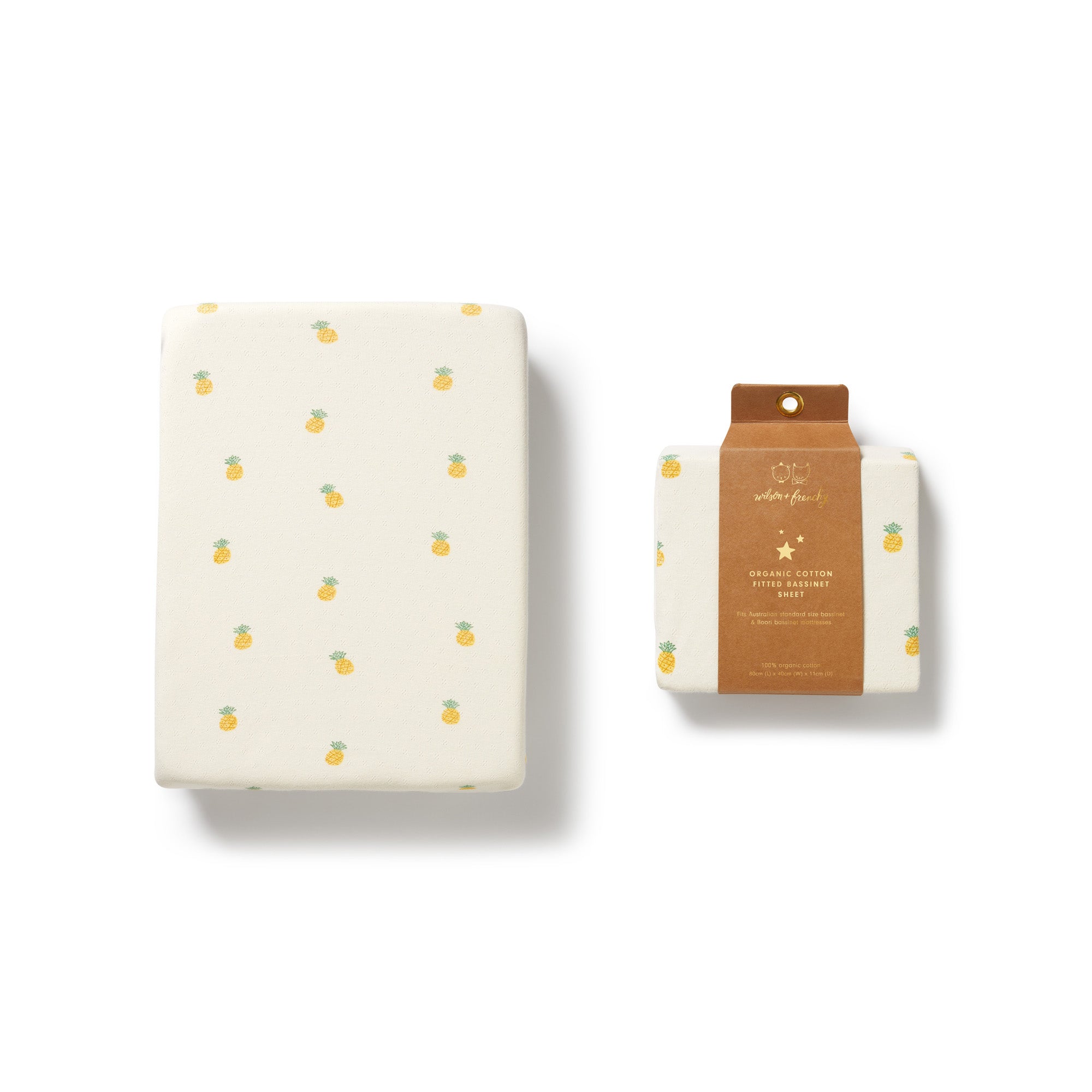 Wilson & Frenchy Organic Pointelle Bassinet Sheet