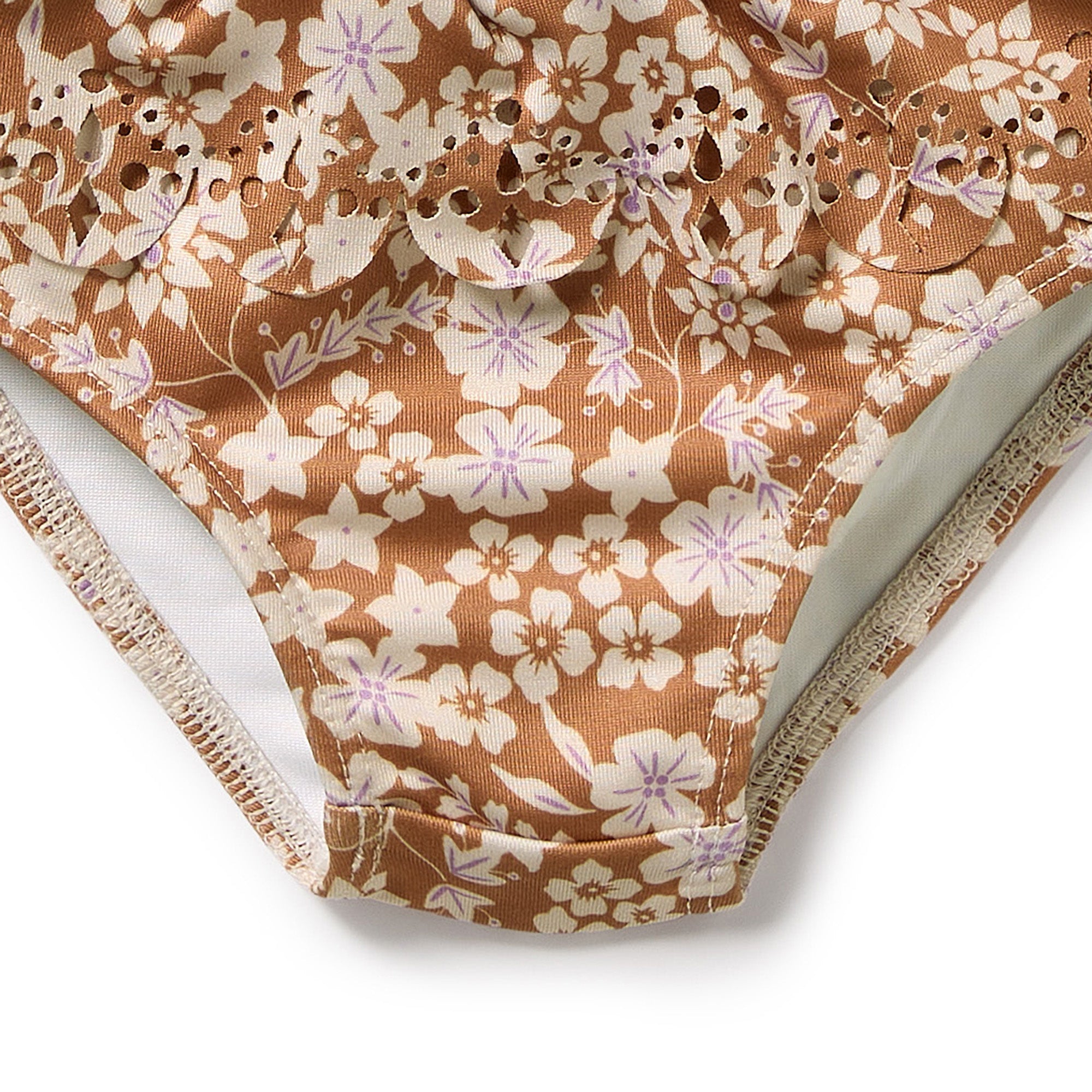 Wilson & Frenchy Hazel Floral Cutwork Rashie Swim Set