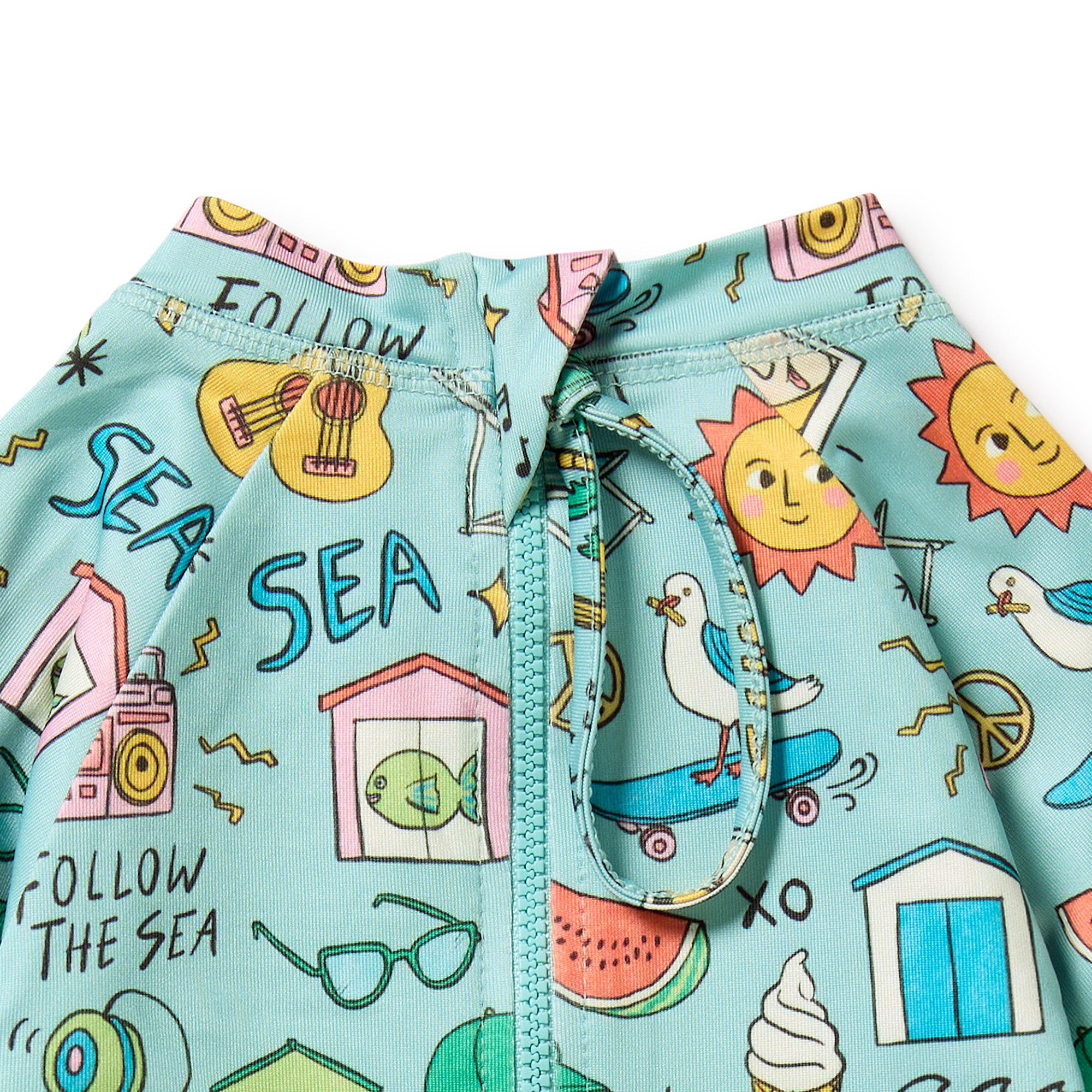 Wilson & Frenchy Sun Surf & Sea One Piece Boyleg Swimsuit