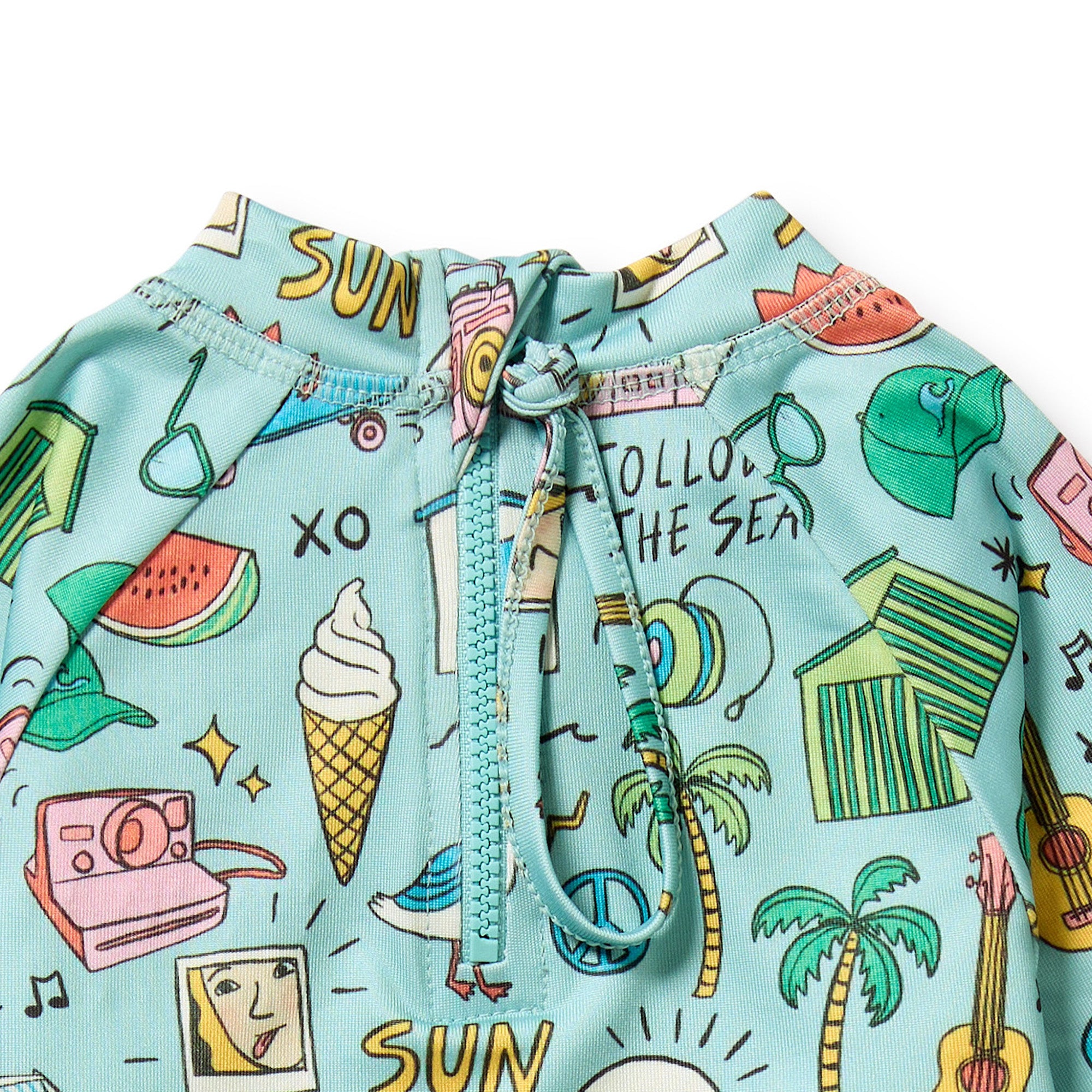 Wilson & Frenchy Sun Surf & Sea Rashie Swim Set