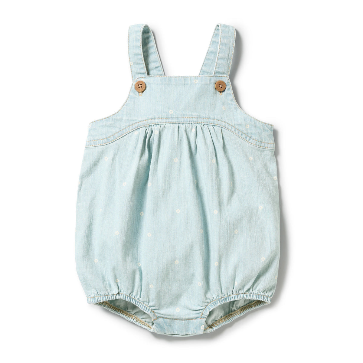 Wilson & Frenchy Ditsy Organic Denim Bodysuit