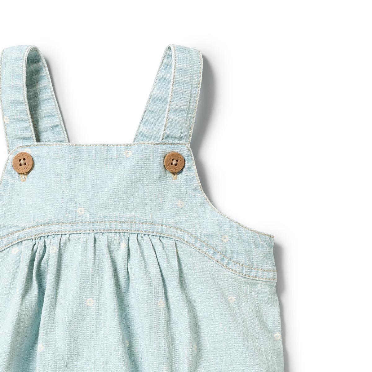 Wilson & Frenchy Ditsy Organic Denim Bodysuit