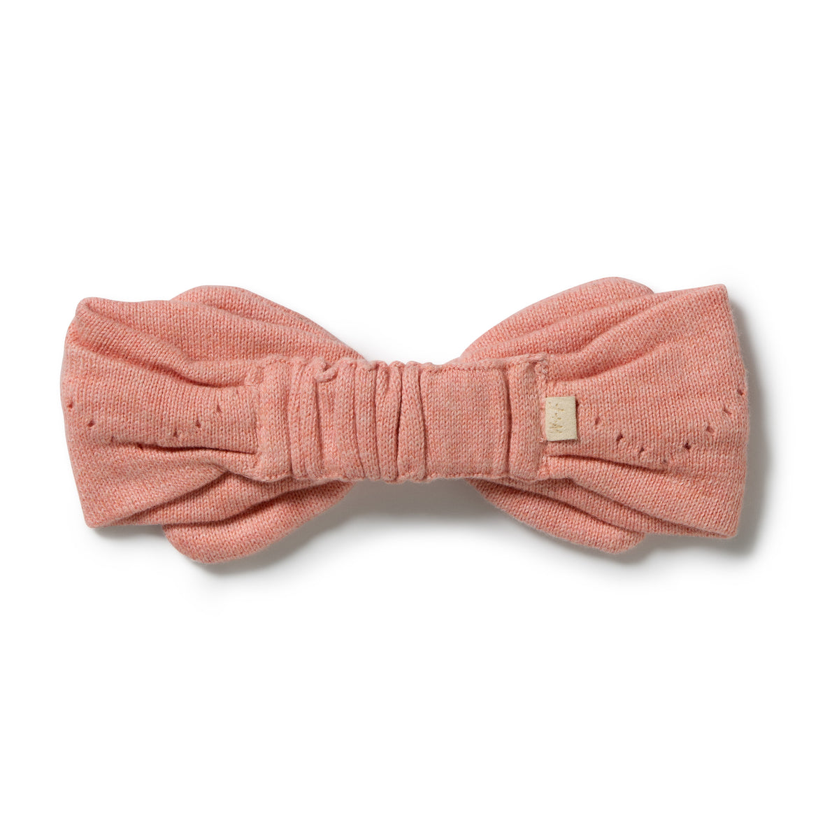 Wilson & Frenchy Petal Pink Organic Knitted Pointelle Headband