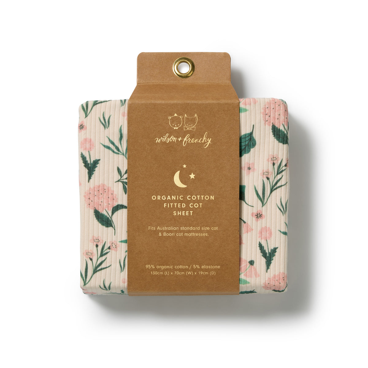 Wilson & Frenchy Sweet Bloom Organic Cot Sheet