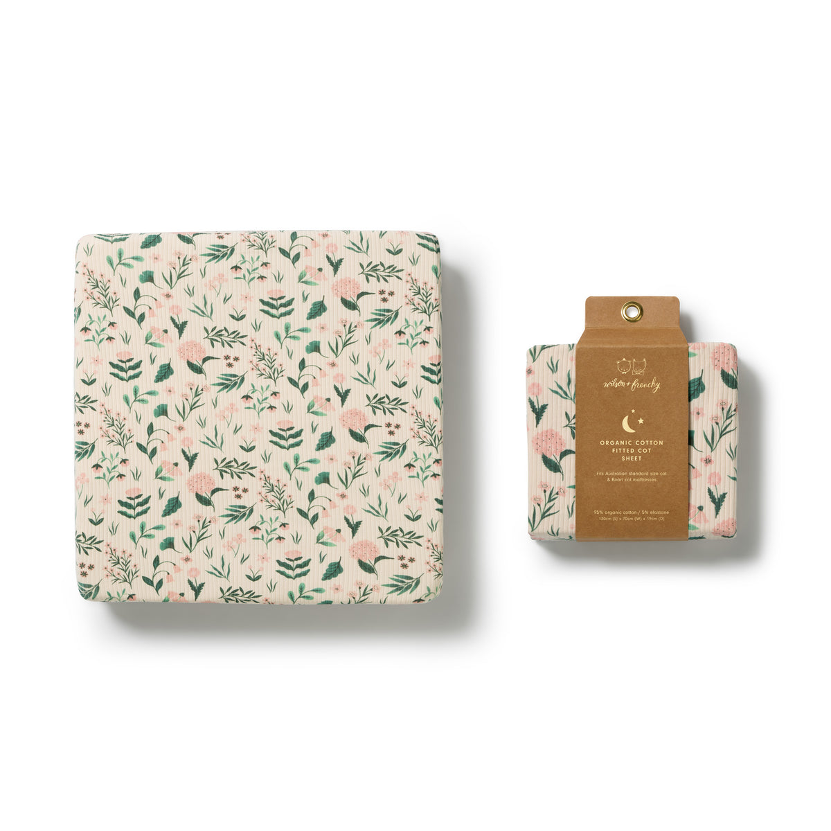 Wilson & Frenchy Sweet Bloom Organic Cot Sheet