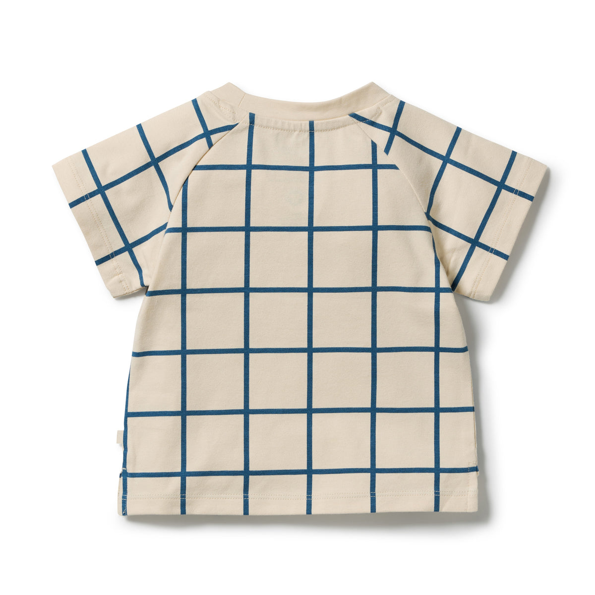 Wilson & Frenchy Bright Blue Check Organic Tee