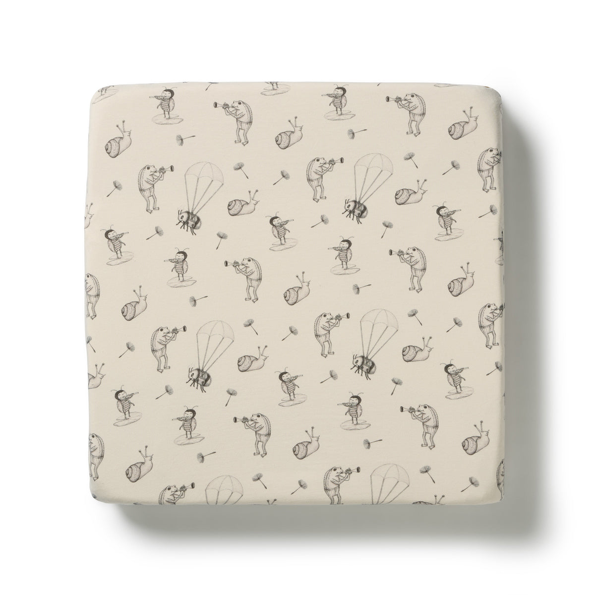 Wilson & Frenchy Whispering Willow Organic Cot Sheet