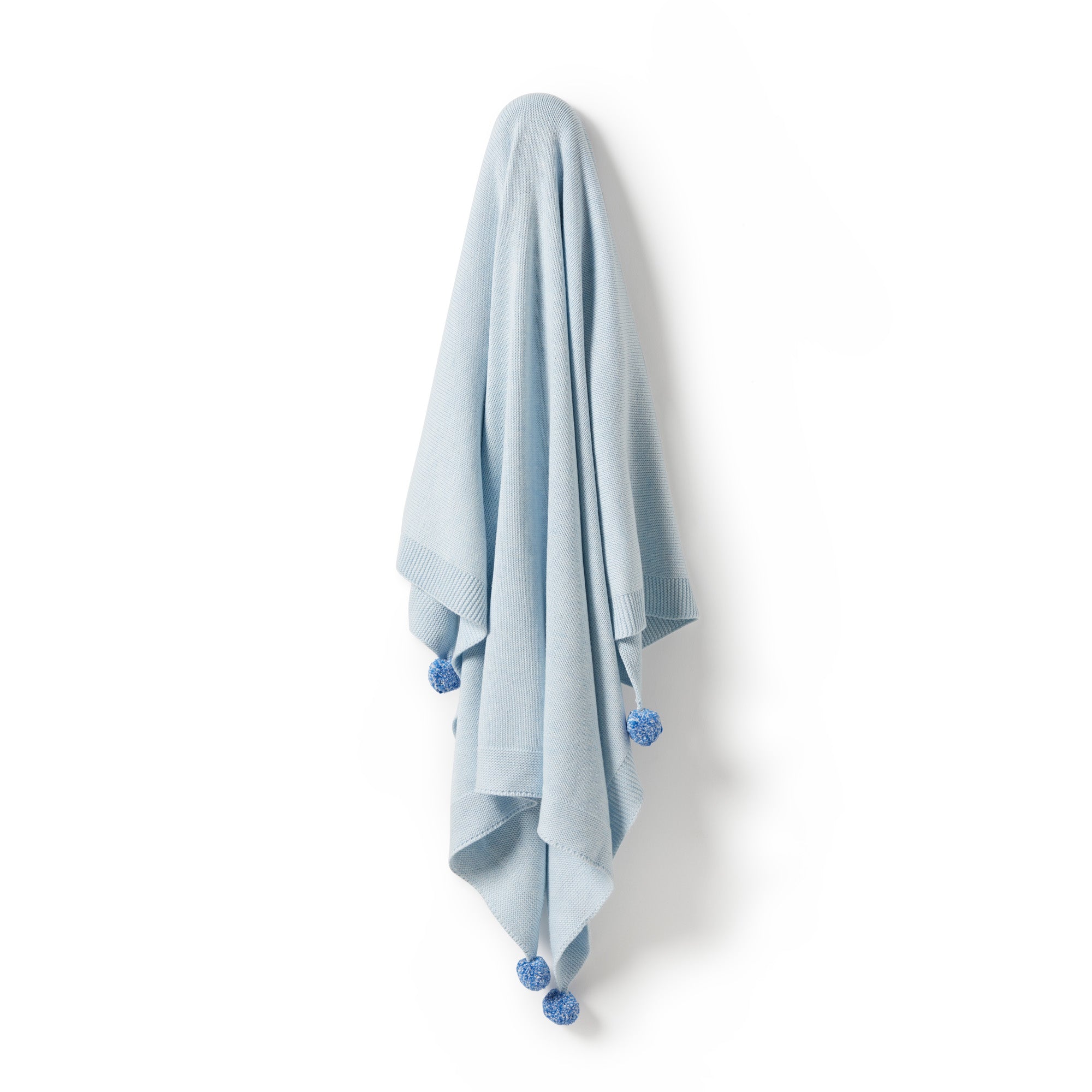 Wilson & Frenchy Bluebell Knitted Blanket