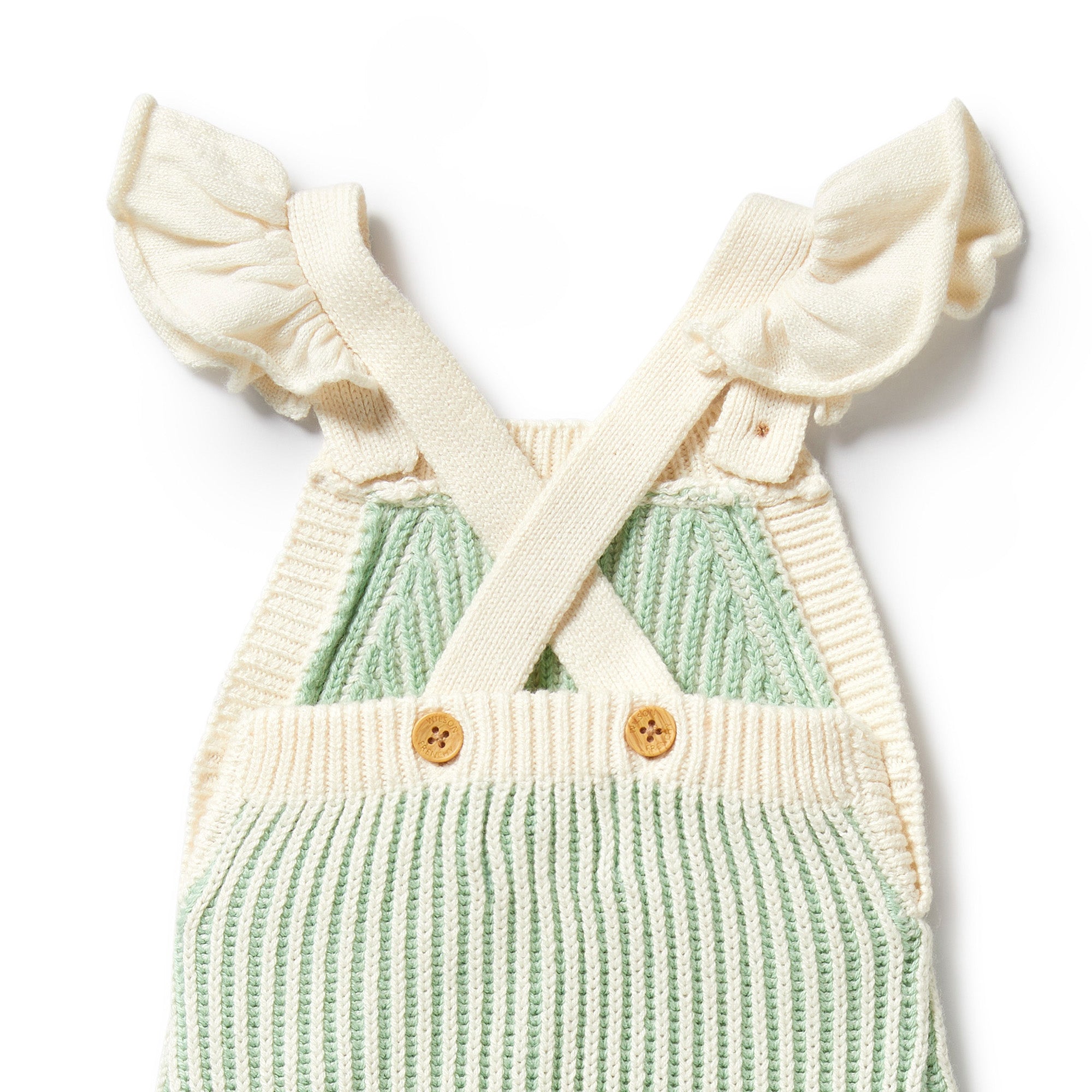 Wilson & Frenchy Mint Green Knitted Overall