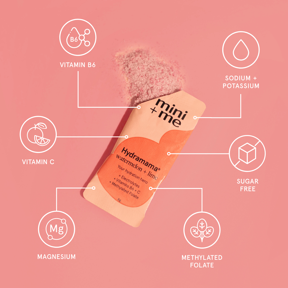 Hydramama Mini and Me Hydration Powder Watermelon & Lime