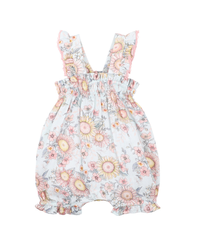 Bebe Abby Print Romper