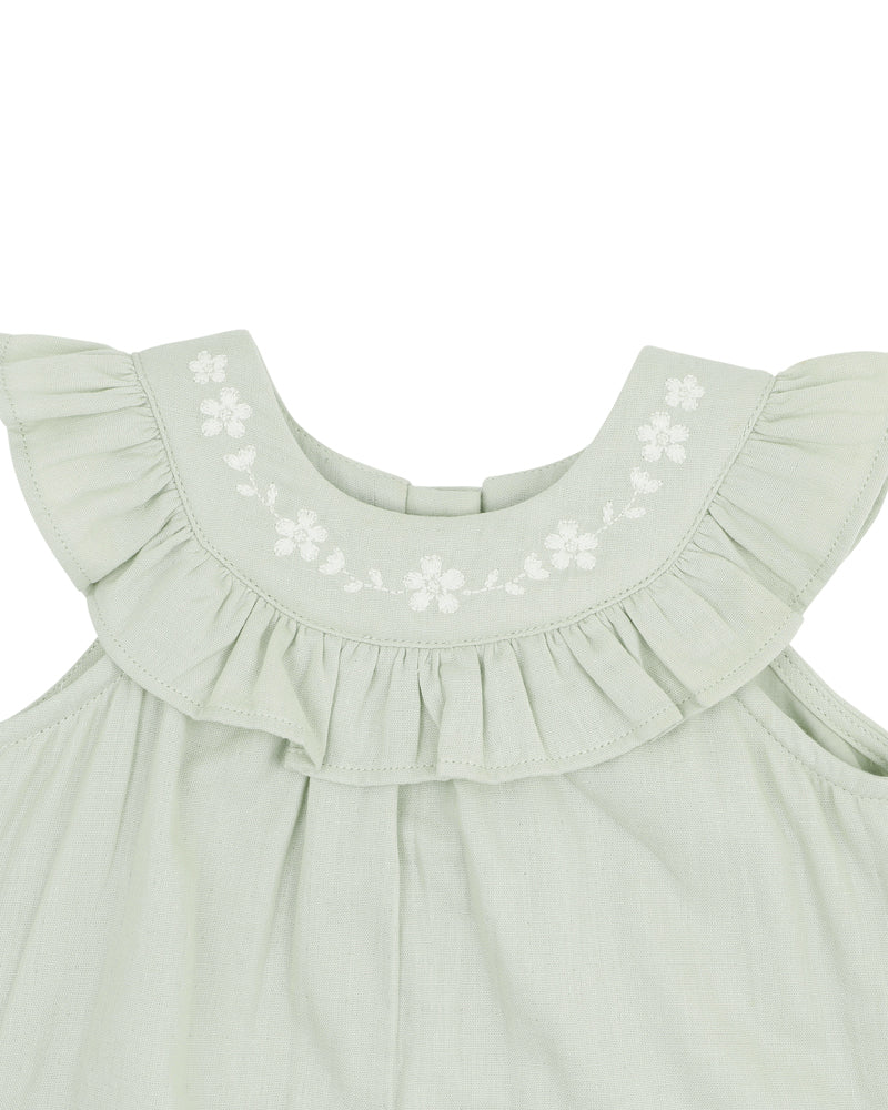 BEBE Evie Embroidered Dress