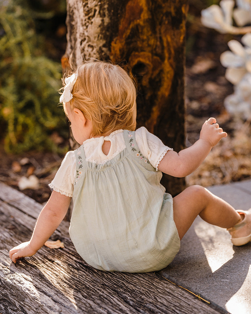 BEBE Zoe Embroidered Bodysuit