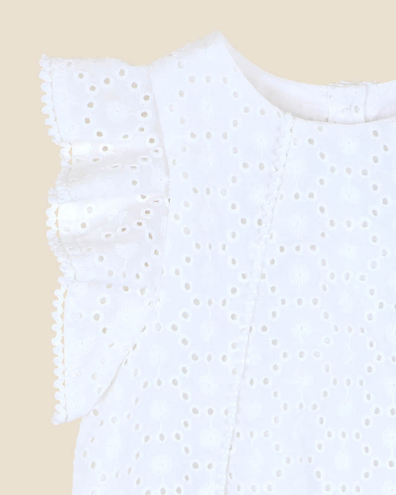 Bebe Broderie Occasion Bodysuit