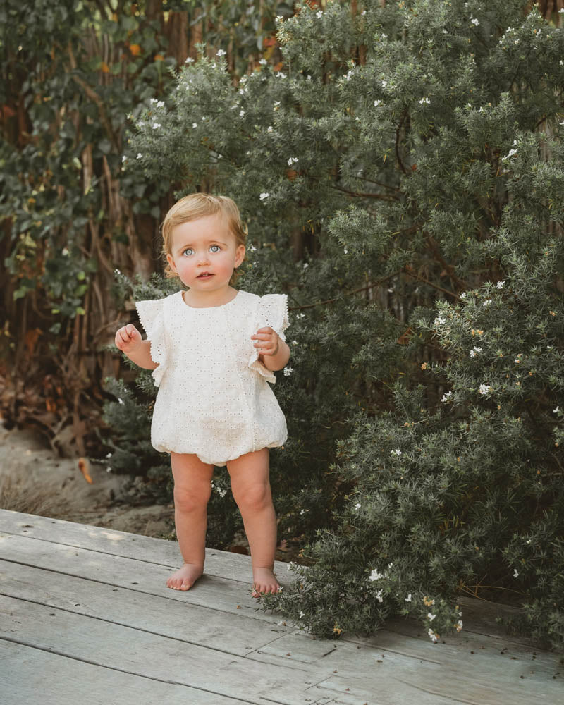 Bebe Broderie Occasion Bodysuit