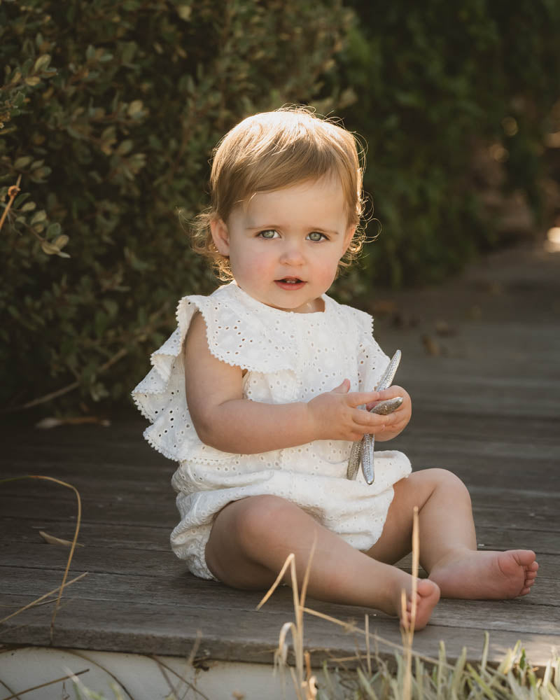 Bebe Broderie Occasion Bodysuit