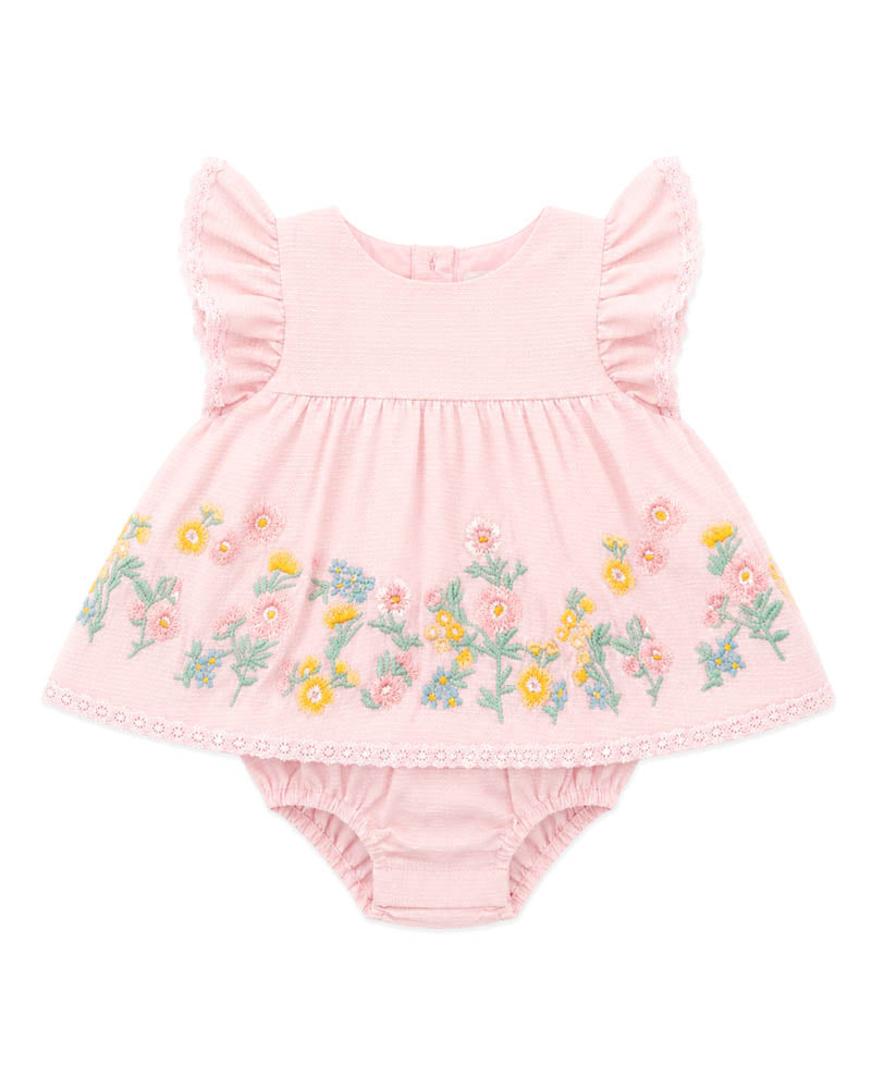 Pia Embroidered Overlay Bodysuit