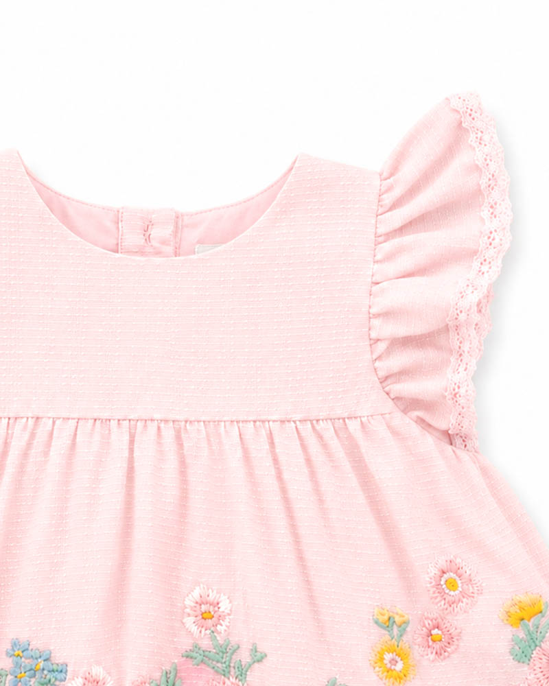 Pia Embroidered Overlay Bodysuit