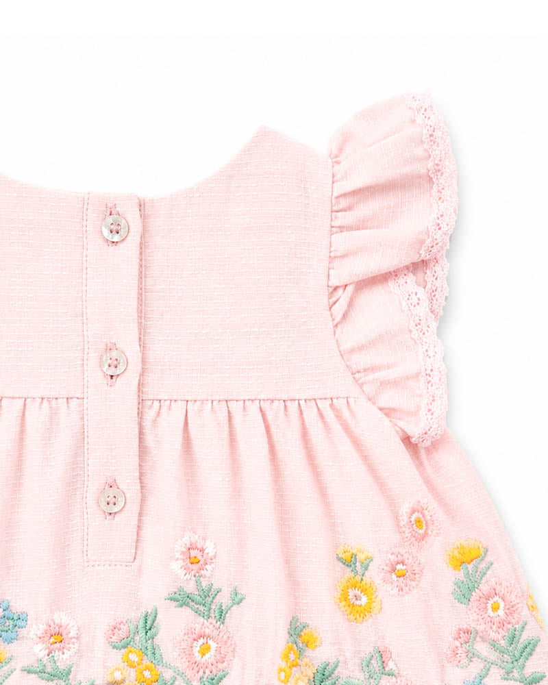 Pia Embroidered Overlay Bodysuit