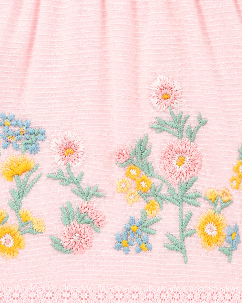 Pia Embroidered Overlay Bodysuit