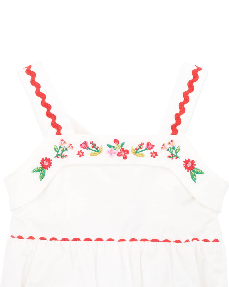 Festive Ric Rac Pocket Bodysuit