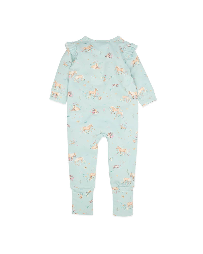 Bebe Winnie Organic Long Sleeve Zipsuit