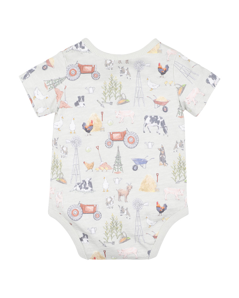 Bebe Chester Print Bodysuit