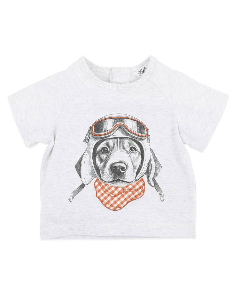 Bebe Harlan Aviation Dog Tee