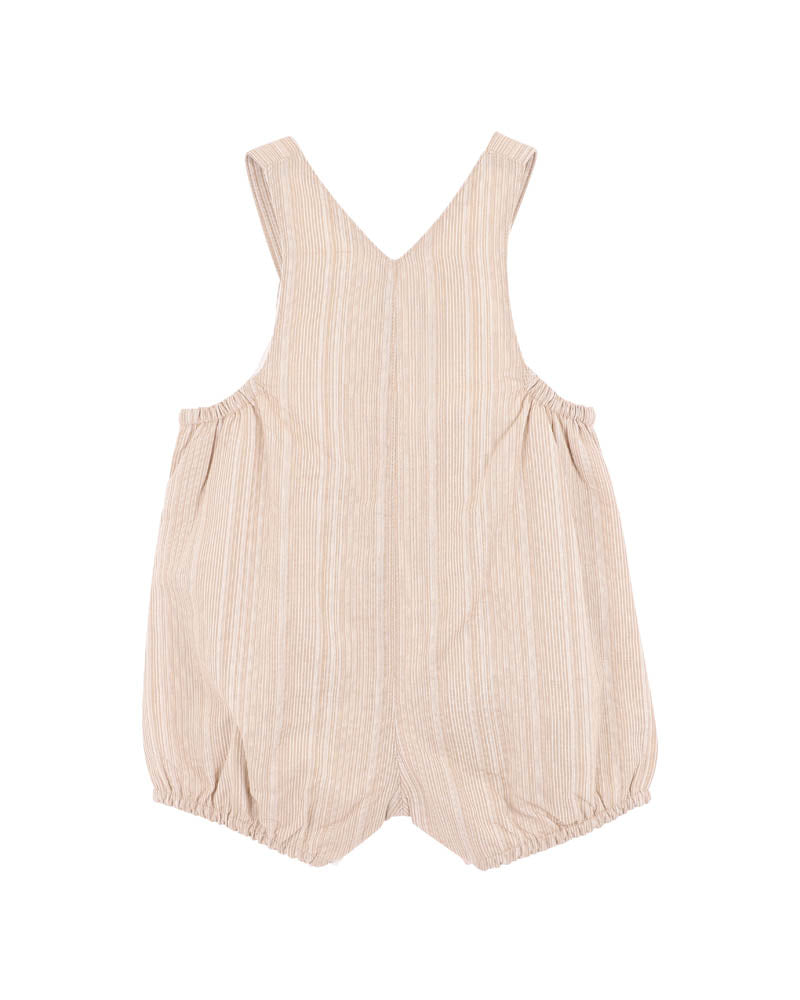Bebe Roman Stone Stripe Overalls