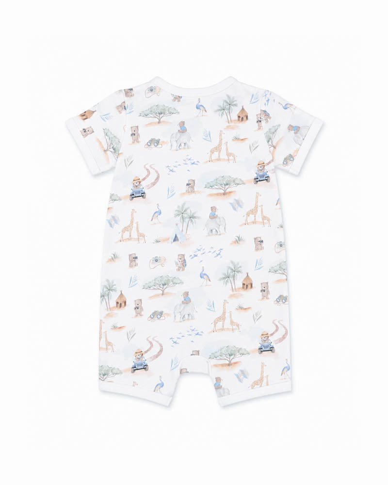 Brady Organic SS Zip Romper
