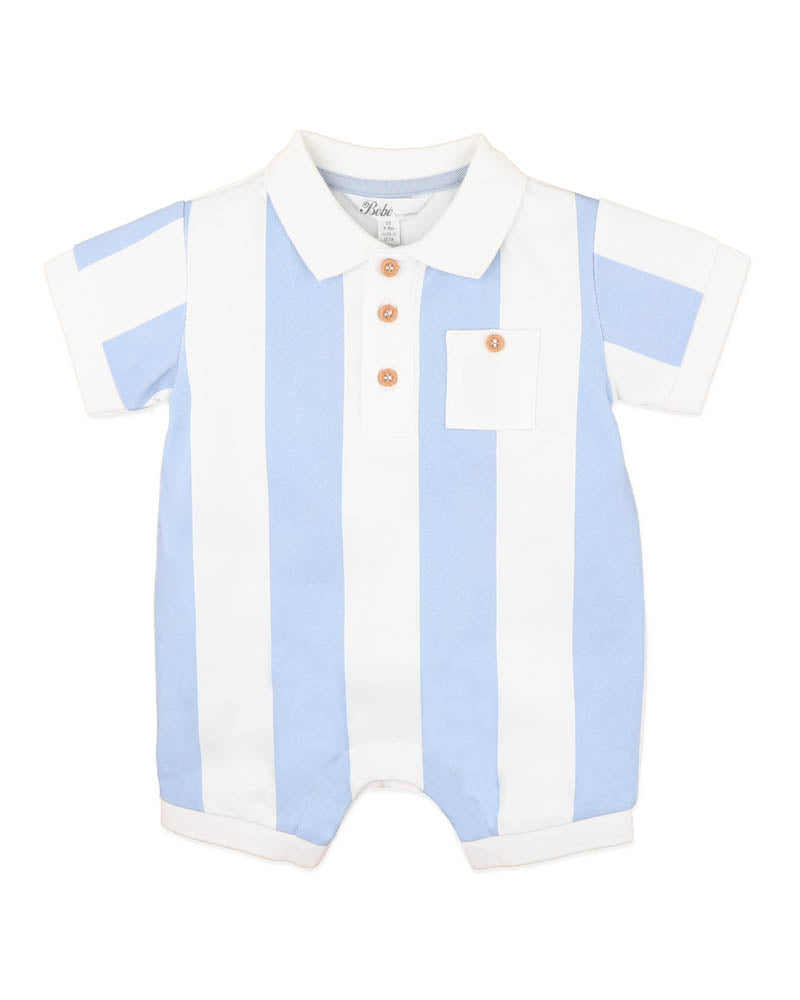 Max Stripe Rugby Romper