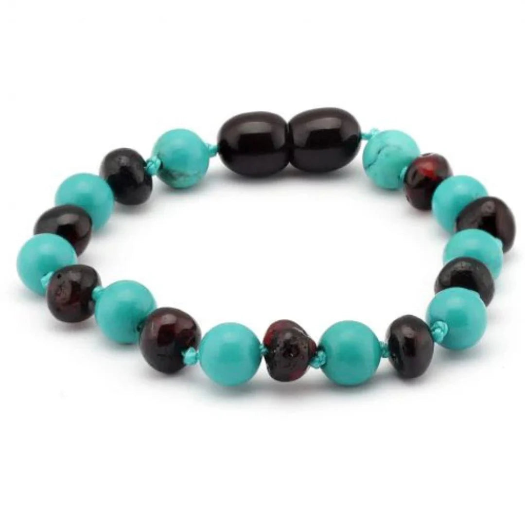 Zebra Babies Amber Bracelet 14cm