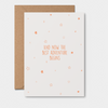 Now The Best Adventure Begins Baby Card