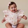 Snuggle Hunny Boots & Bows Frill Snuggle Bib