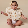 Snuggle Hunny Bumblebees Frill Snuggle Bib