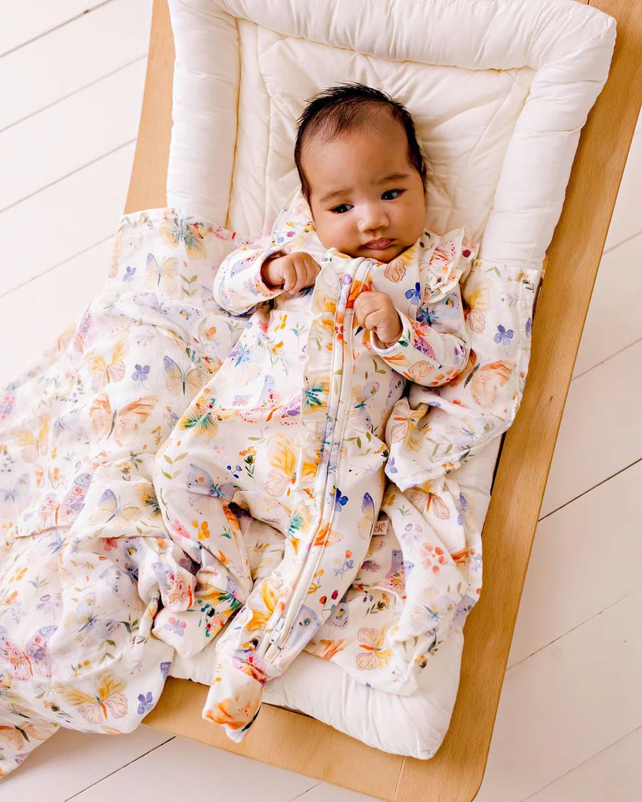 Confetti Kidz Butterfly Bloom Long Sleeve Zipsuit