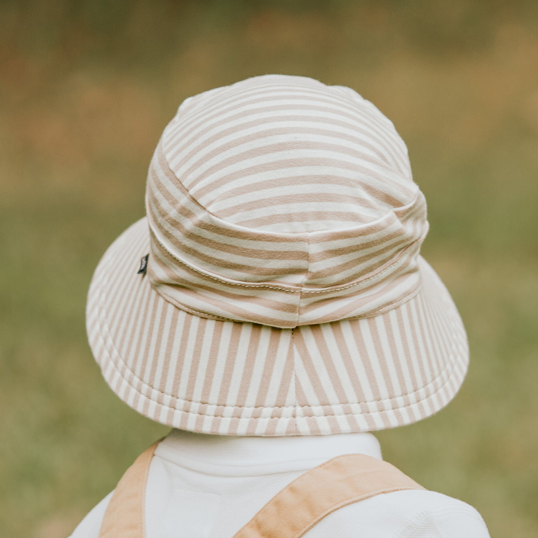 Bedhead Classic Bucket Sun Hat - Natural Stripe