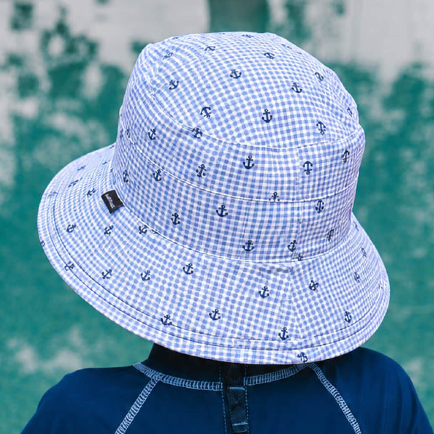 Bedhead Hats Classic Swim Bucket Hat Anchor
