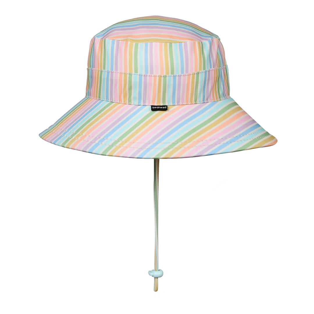 Bedhead Hats Kids Classic Swim Bucket Hat Rainbow