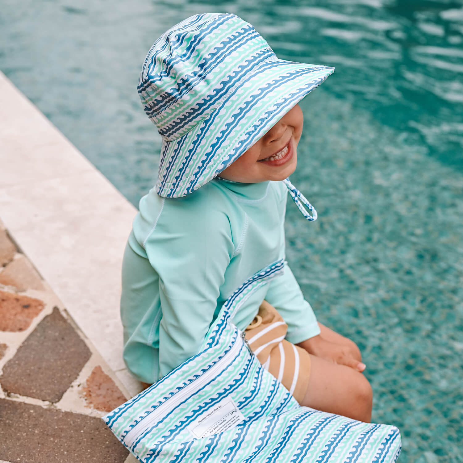 Bedhead Hats Classic Swim Bucket Hat Riptide