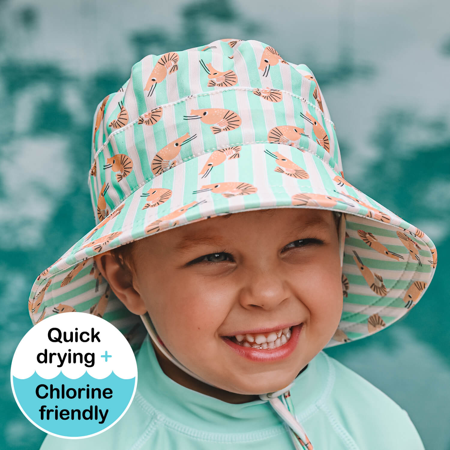 Bedhead Hats Classic Swim Bucket Hat Shrimp