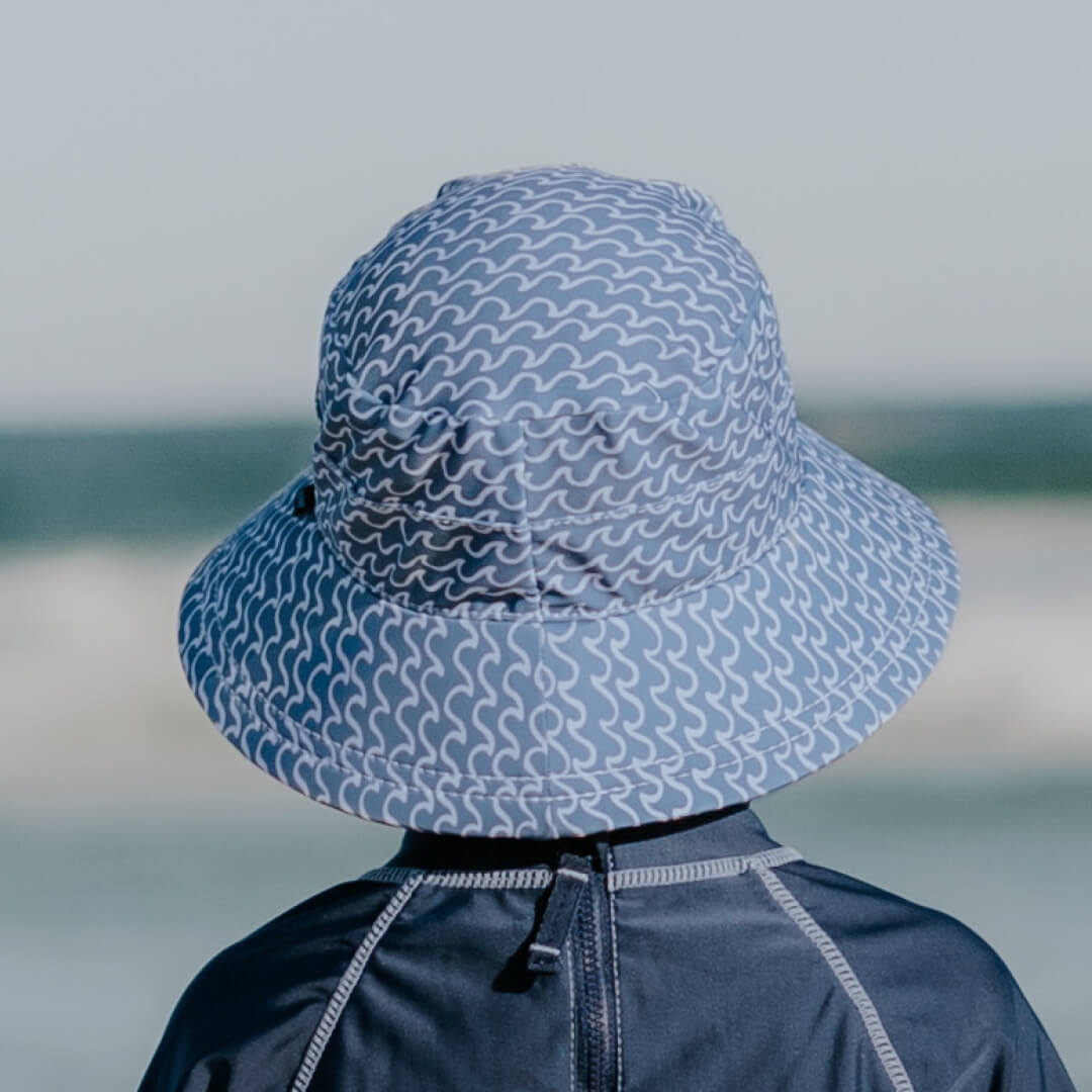 Bedhead Classic Bucket Swim Sun Hat - Tide