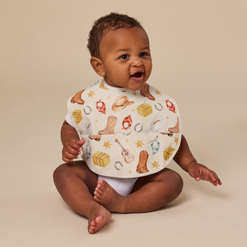 Snuggle Hunny Cowboys Snuggle Bib